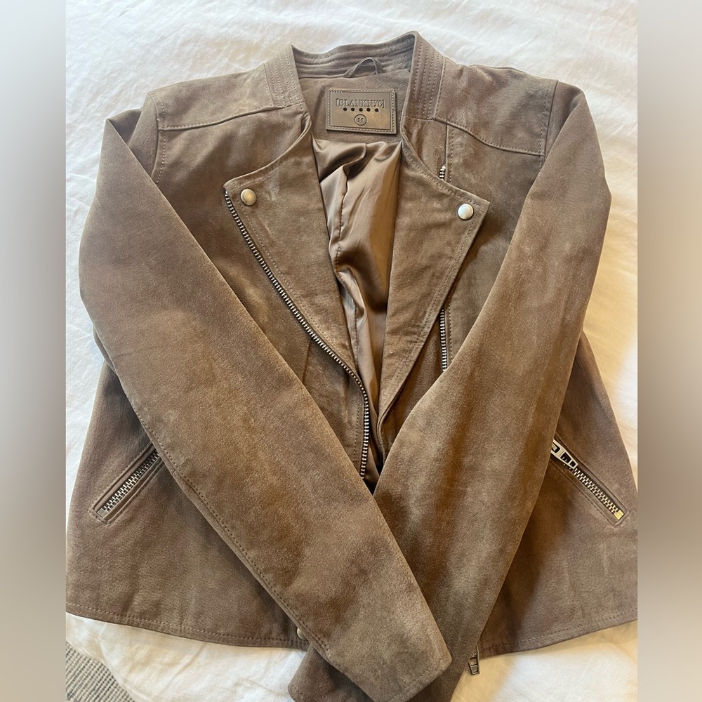 Blank NYC suede biker jacket